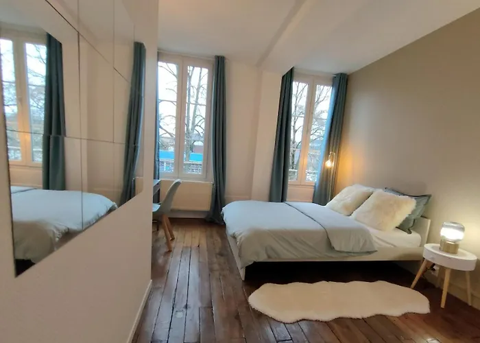 L'atmosphere - Centre-ville - Parking - Netflix - 4 Ch - 2 Sde * Troyes